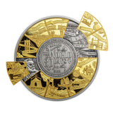 Around the World in 80 Days 2023 500fr Silver Antique Coin