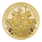 The Britannia 2023 £25 1/4oz Gold Proof Coin