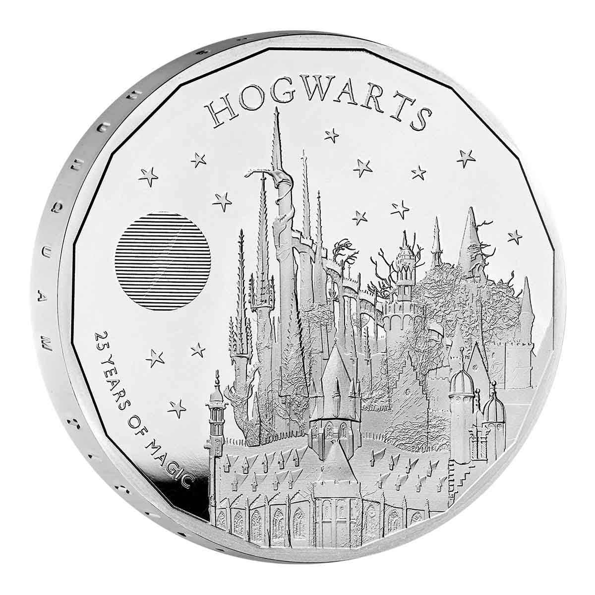 Hogwarts School 2023 UK £2 1oz Silver Proof Coin