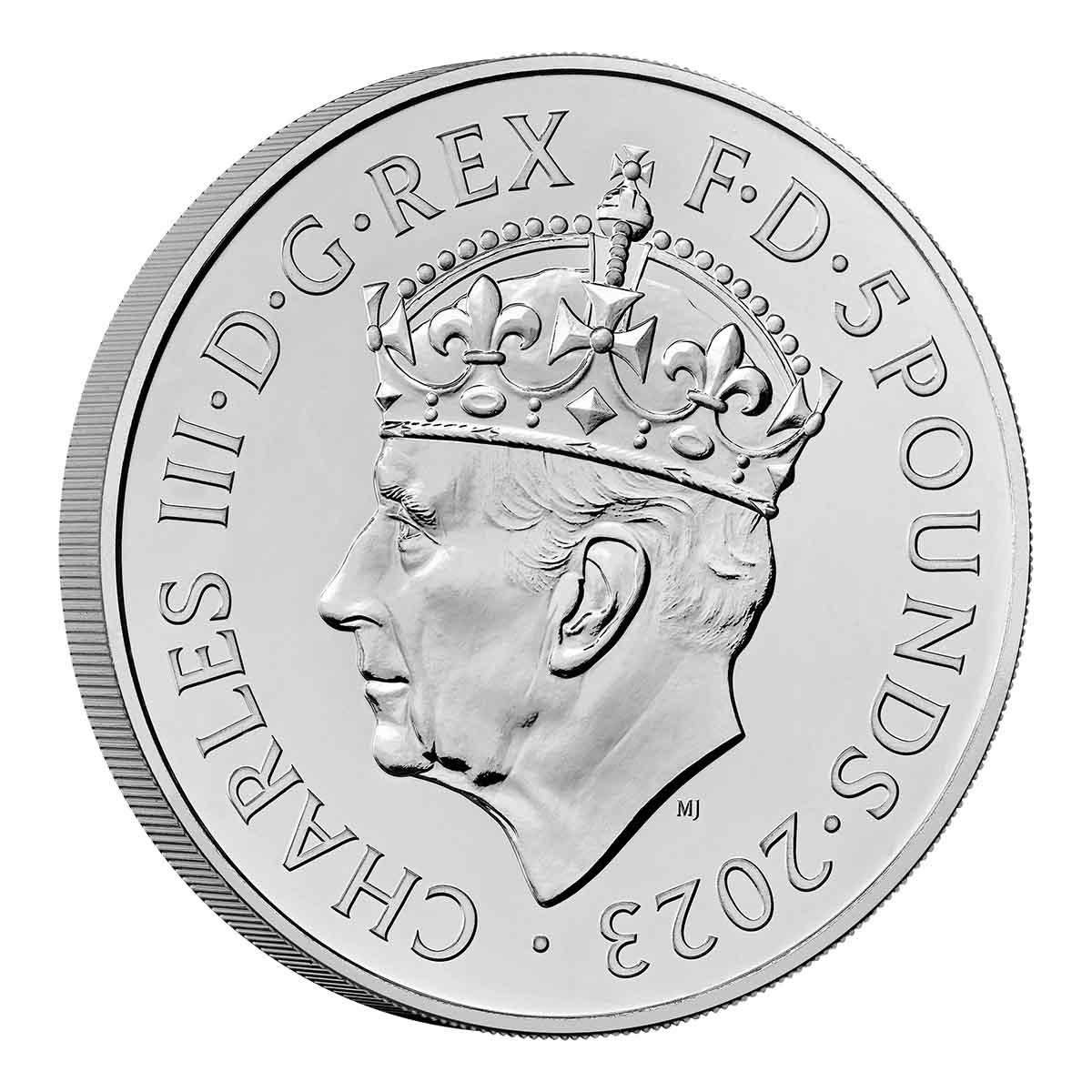 Great Britain 2023 £5 Charles III Coronation Brilliant Uncirculated Coin