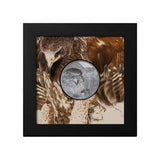 Wild Mongolia 2023 1,000T Falcon Ultra High Relief 2oz Silver Black Proof Coin