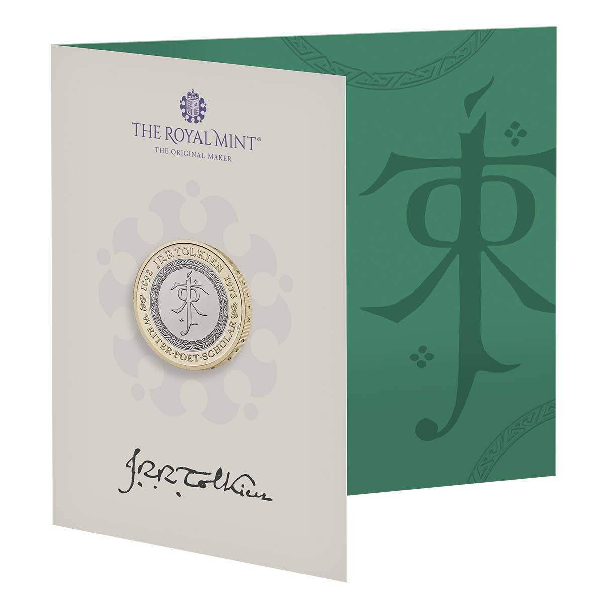 Celebrating the Life and Work of JRR Tolkien 2023 UK £2 Brilliant Uncirculated Coin