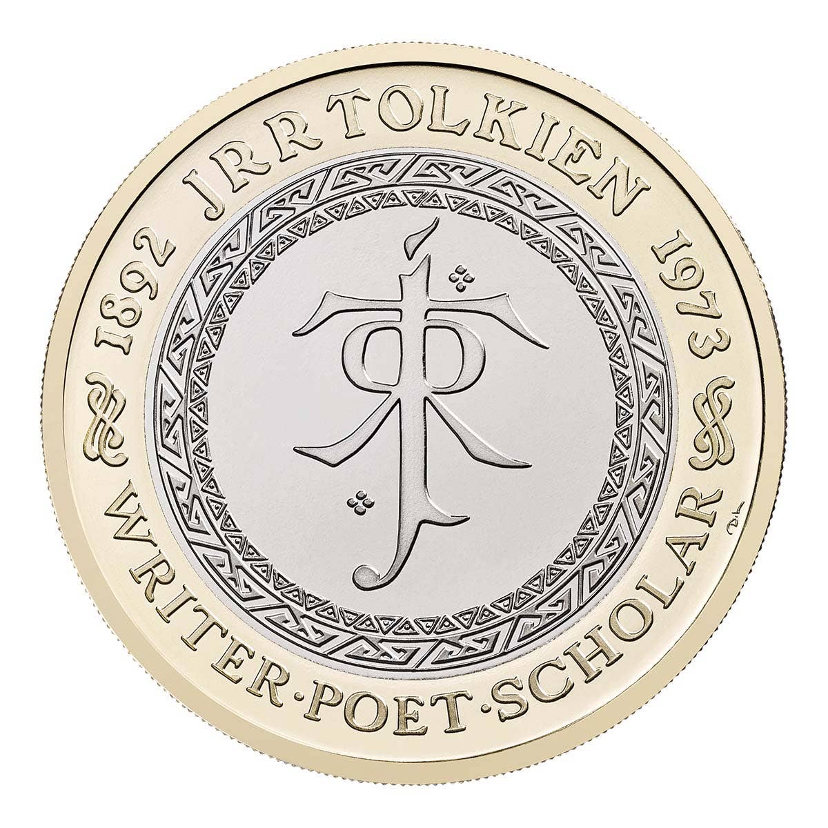 Celebrating the Life and Work of JRR Tolkien 2023 UK £2 Brilliant Uncirculated Coin