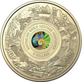 Australian World Heritage Sites 2023 $5 Colour Frosted Uncirculated Coin