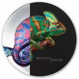 Eclectic Nature 2023 $5 Chameleon 1oz Silver Proof Coin