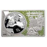 Panda 2023 10Y 2oz Silver Bar & 30g Silver Coin Set