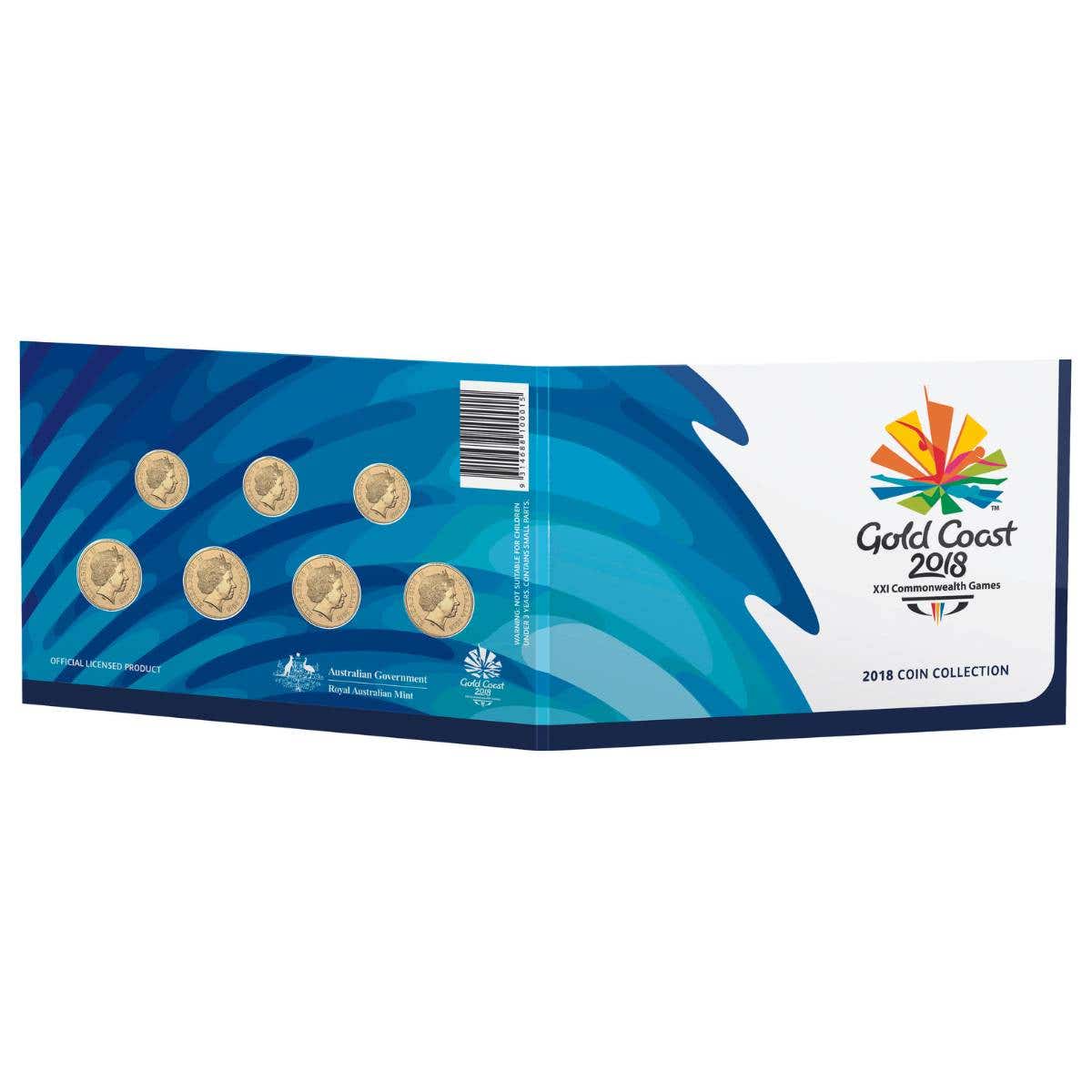 Australia 2018 Commonwealth Games 7-Coin Uncirculated Set