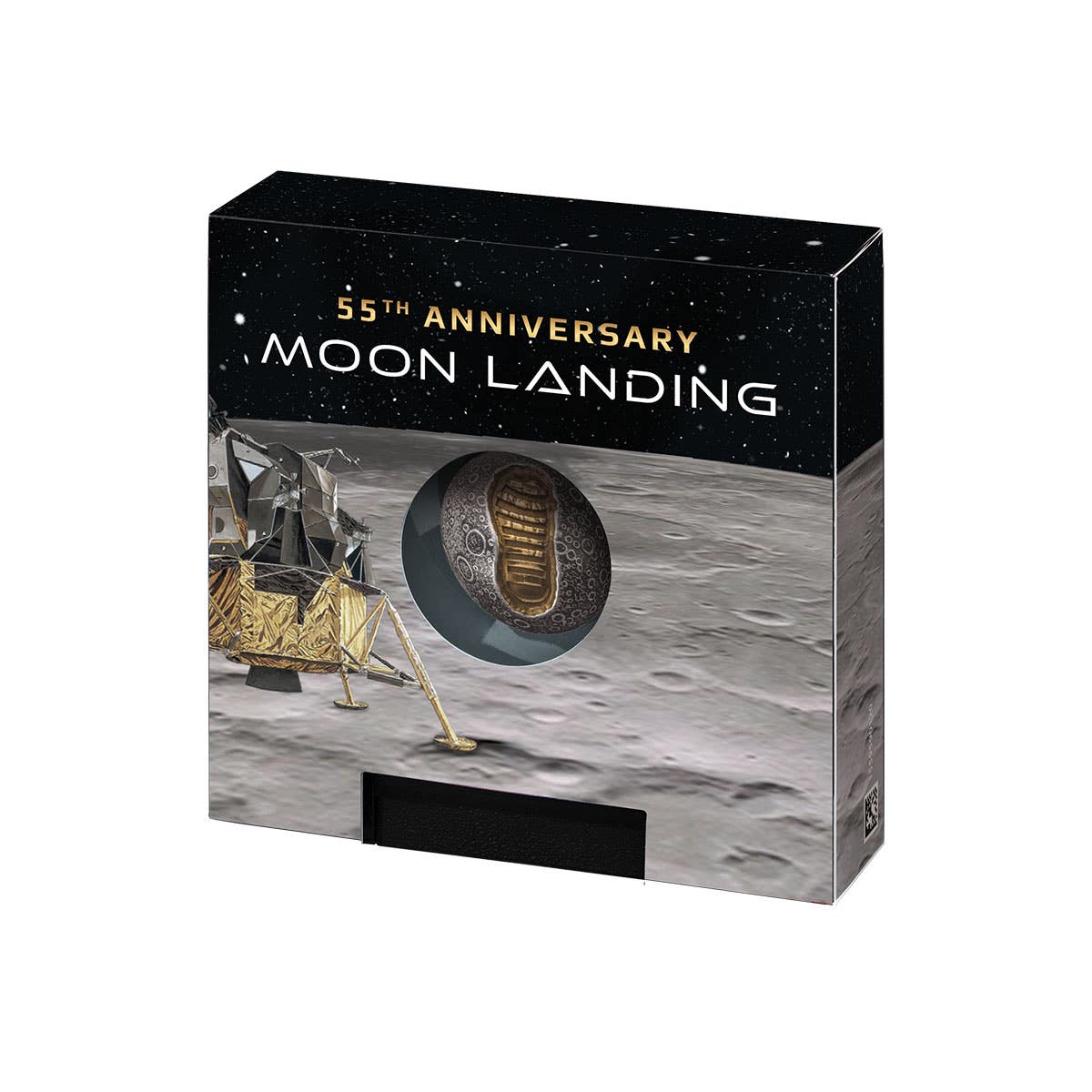 Moon Landing 55th Anniversary 2024 $5 1oz Silver Antique Sphere Coin