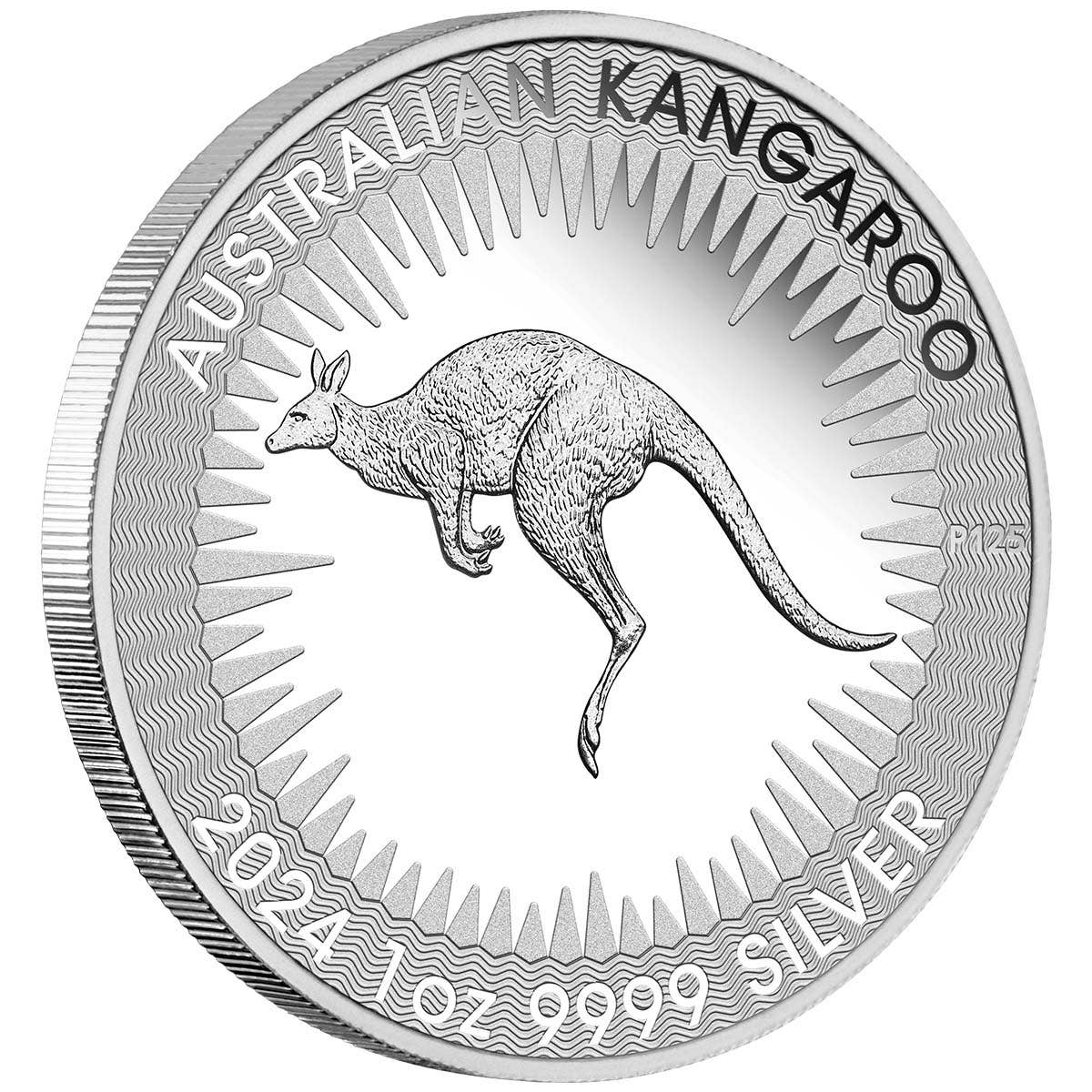 Australian Kangaroo 2024 1 1oz Silver Proof Coin Downies