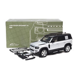 LAND ROVER DEFENDER 110 - 2020 - SATIN INDUS SILVER - 1:18 Scale Diecast Model Car