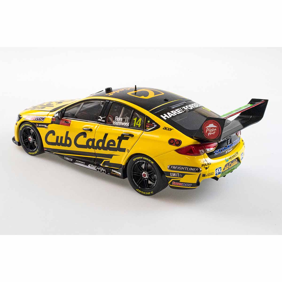 HOLDEN ZB COMMODORE - BJR  CUB CADET MOWERS - HAZELWOOD/FIORE #14 - 2021 Bathurst 1000 - 1:18 Scale Diecast Model Car