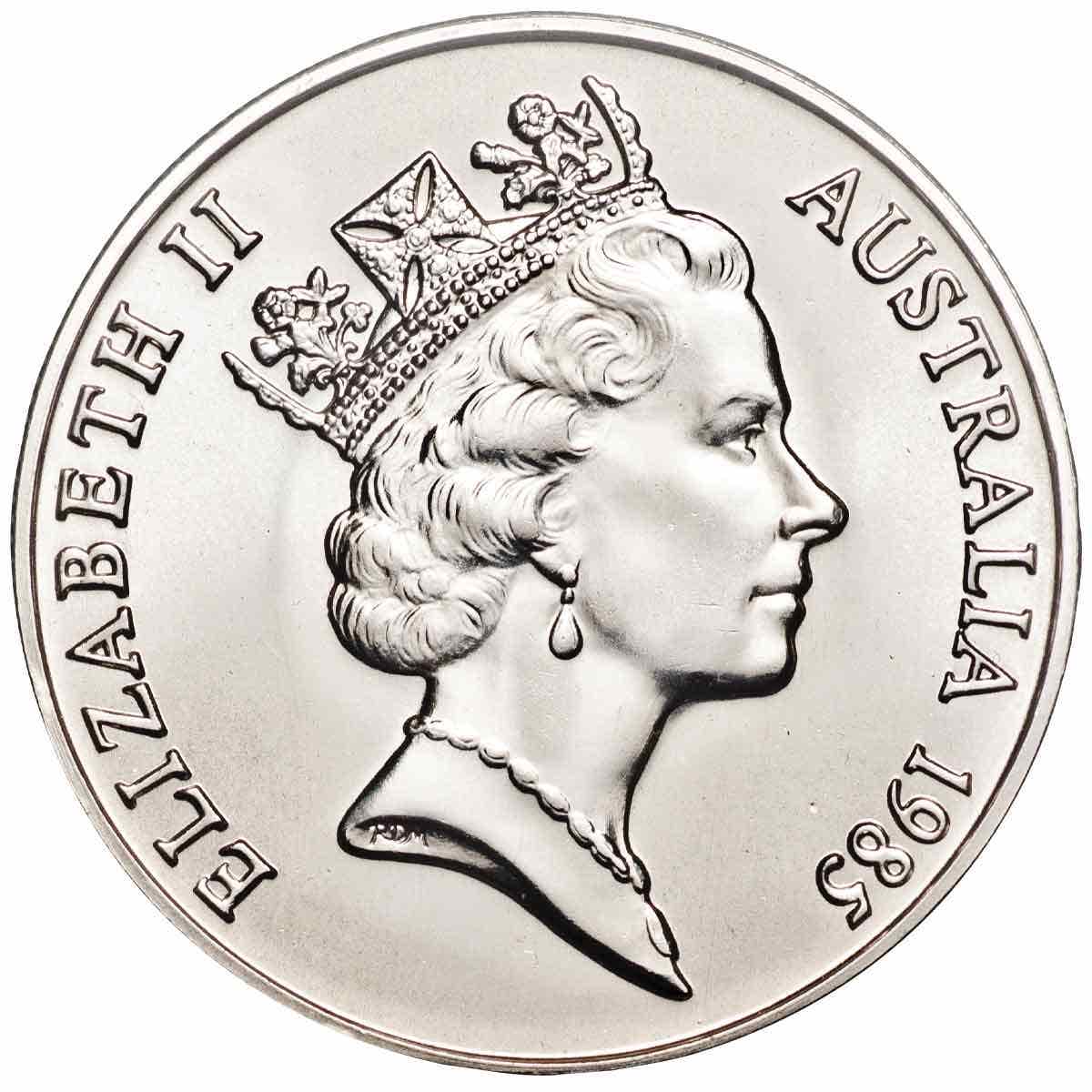 Australia 1985 $10 Victoria Silver Uncirculated Coin