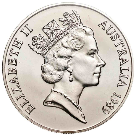 Australia 1989 $10 Queensland Silver Uncirculated Coin