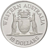 1990 $10 Western Australia Silver Proof Coin