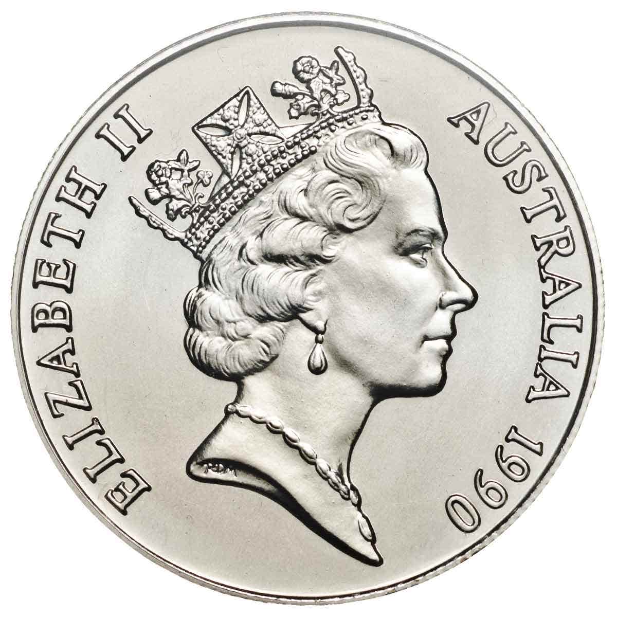 Australia 1990 $10 Western Australia Silver Uncirculated Coin