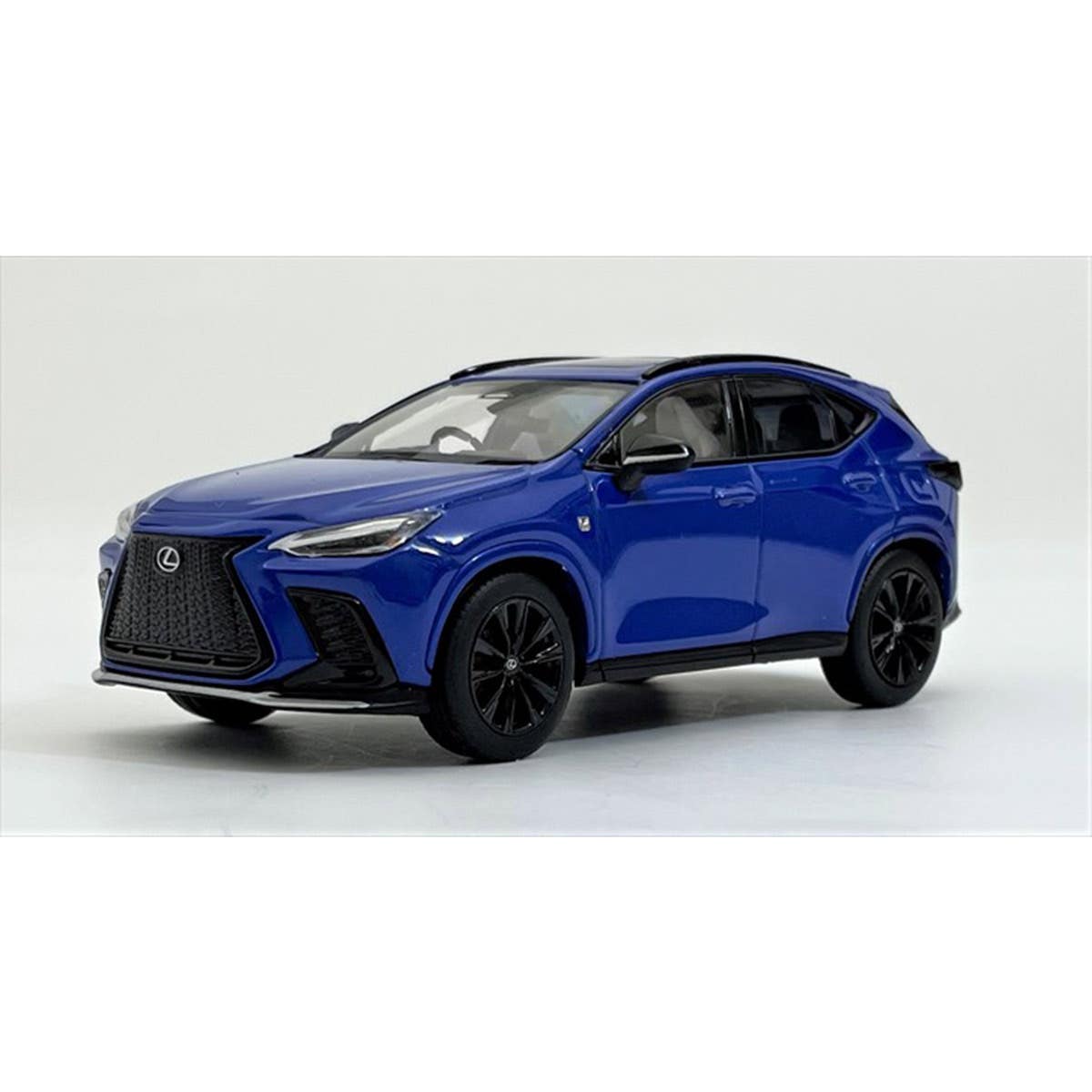 LEXUS  NX 350h F SPORT - HEAT BLUE CONTRAST LAYERING - RHD - 1:43 Scale Diecast Model Car