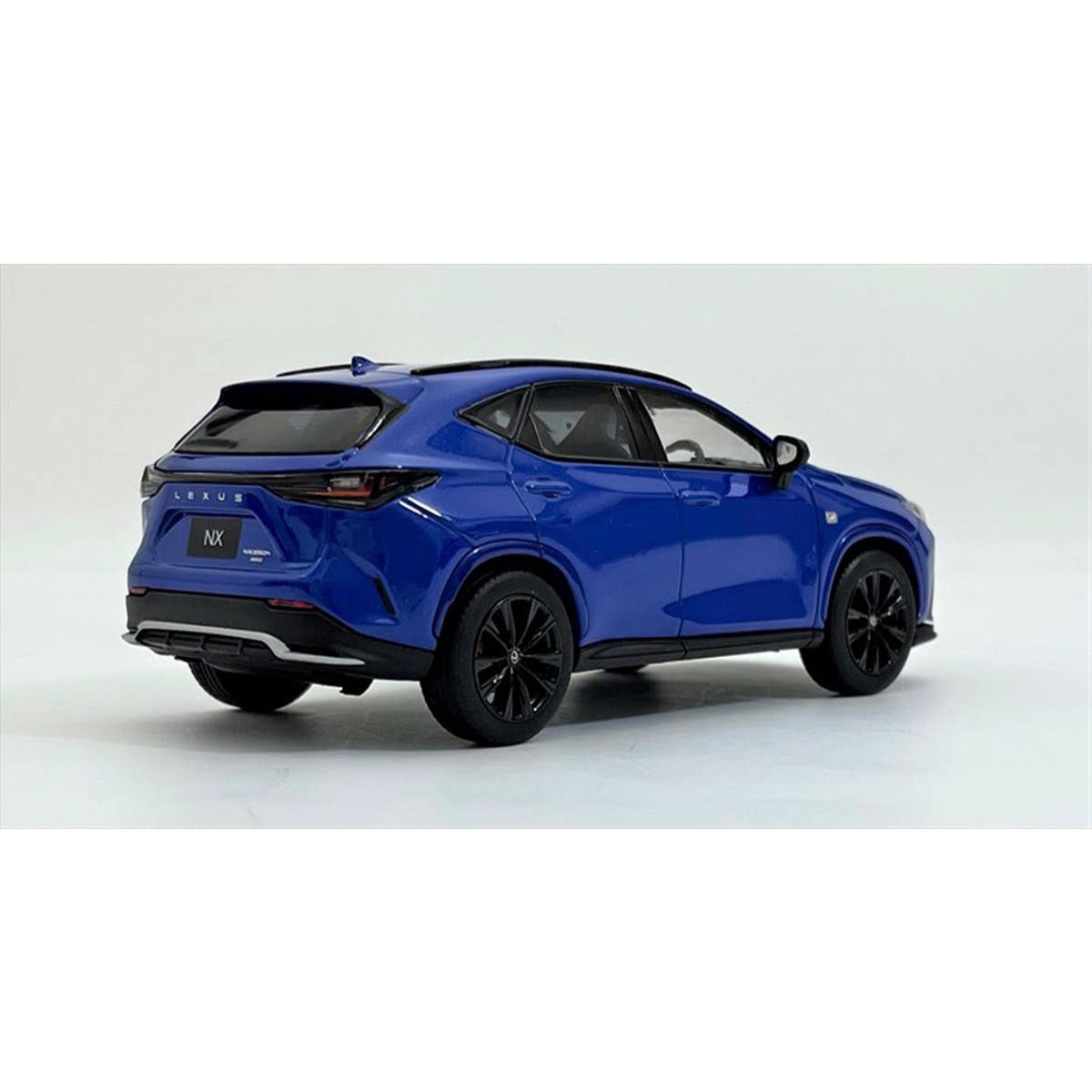 LEXUS  NX 350h F SPORT - HEAT BLUE CONTRAST LAYERING - RHD - 1:43 Scale Diecast Model Car