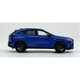 LEXUS  NX 350h F SPORT - HEAT BLUE CONTRAST LAYERING - RHD - 1:43 Scale Diecast Model Car