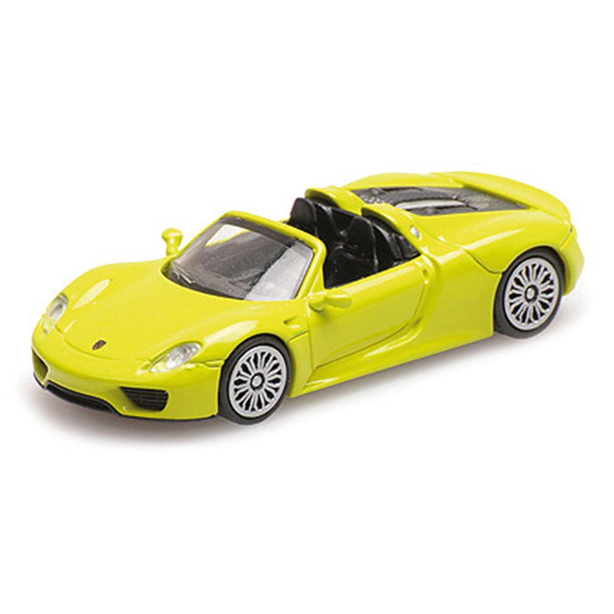 Porsche 918 Spyder 2013 Gelbgrun 1:87 Model Car