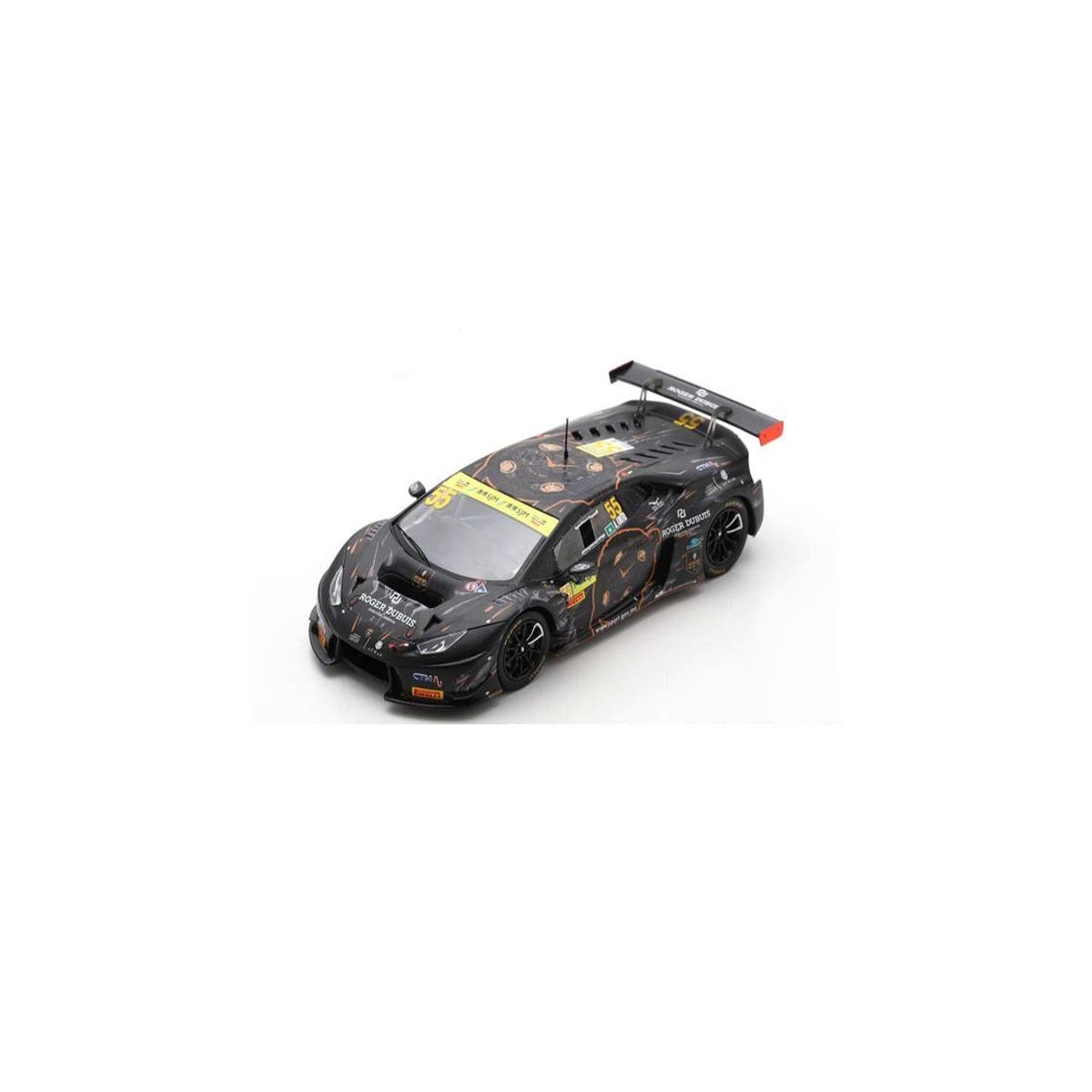 Lamborghini HuracÃ¡n GT3 No.55 FFF Racing - FIA GT World Cup Macau 2016 - Andre Couto.  Limited 300 - 1:43 Scale Resin Model Car