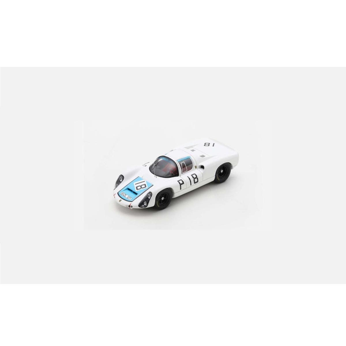 Porsche 910 No.18 3rd 1000Km NÃ¼rburgring 1967 - J. Neerpash - V. Elford - Limited 300 - 1:43 Scale Resin Model Car