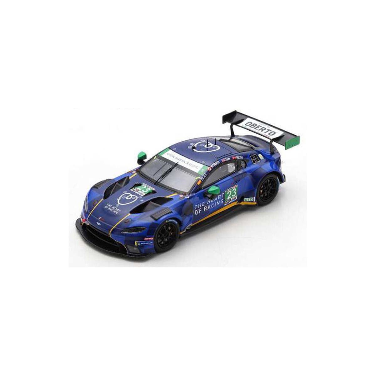 Aston Martin Vantage GT3 No.23 Heart Of Racing Team - 24H Daytona 2020 - A. Riberas - R. de Angelis - I. James - N. Thiim.  Limited 300 - 1:43 Scale Resin Model Car