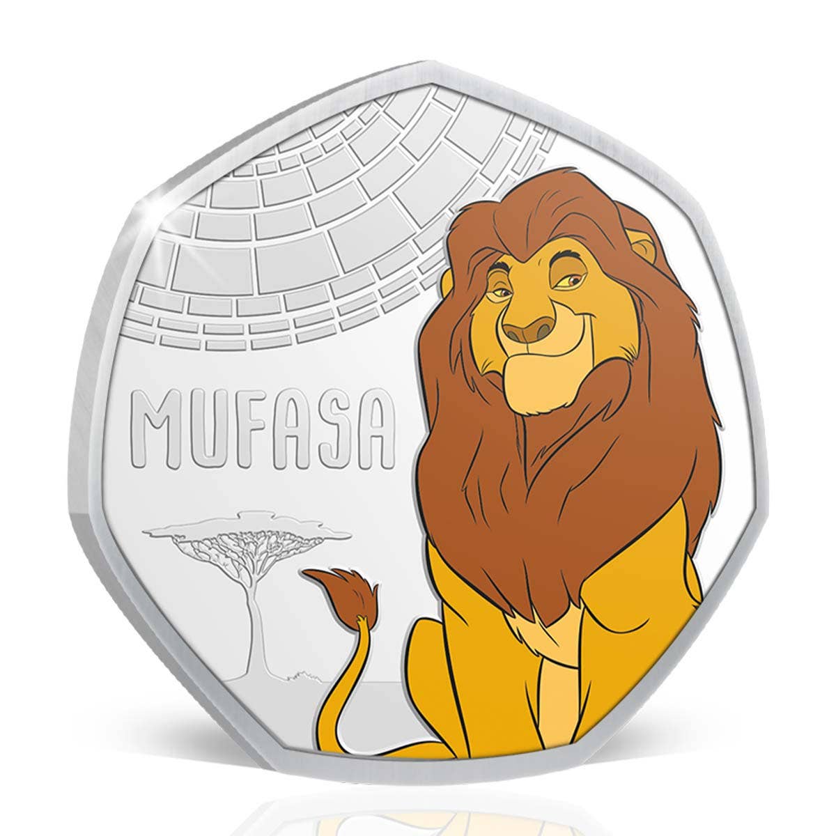 The Lion King Mufasa Silver-plated Prooflike Commemorative