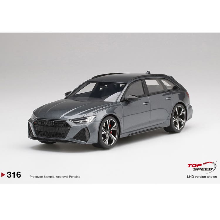 Audi RS 6 Avant Carbon Black Edition - 2020 - Daytona Grey - 1:18 Model Car