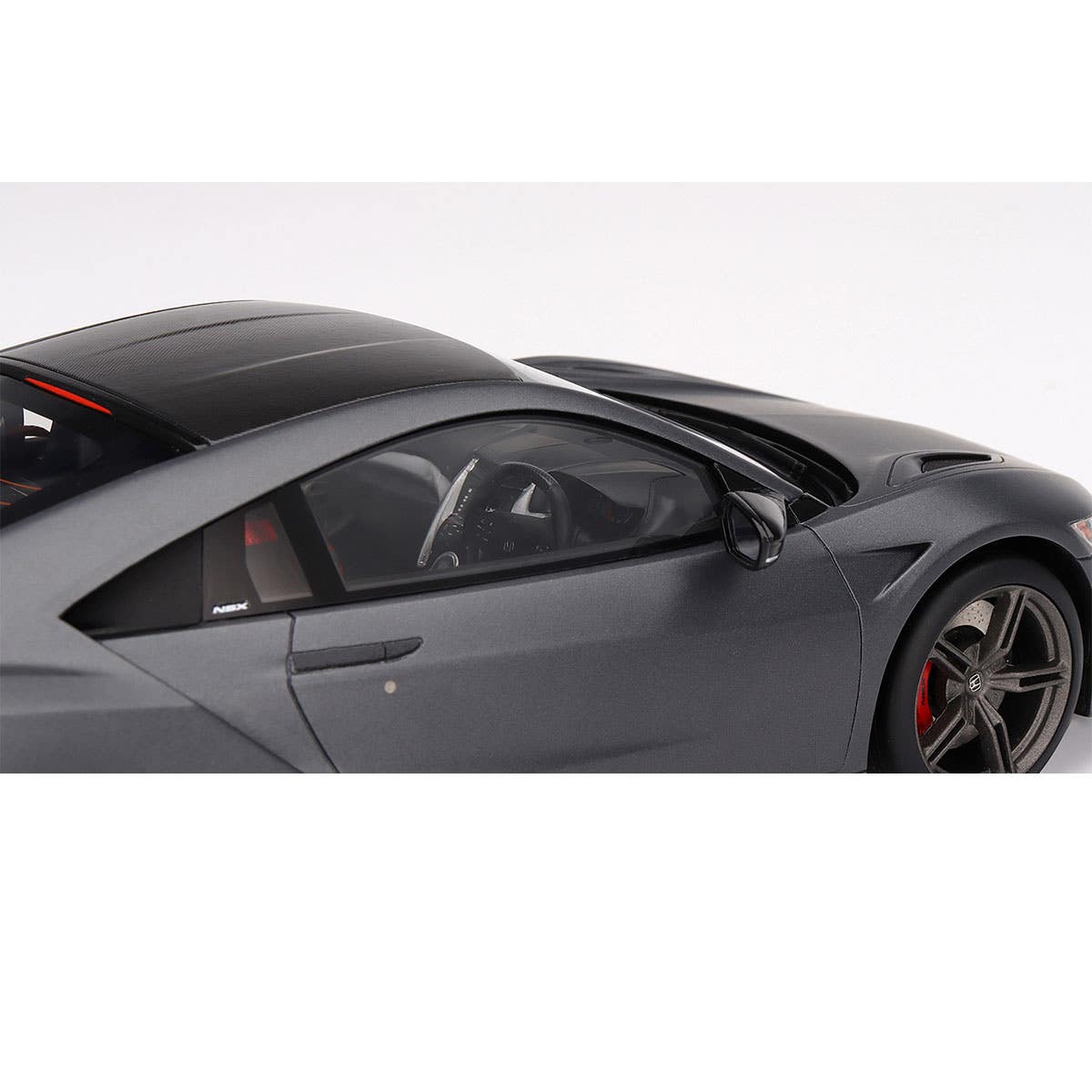 Honda NSX Type S 2022 Gotham Gray Matte - 1:18 Scale Resin Model Car